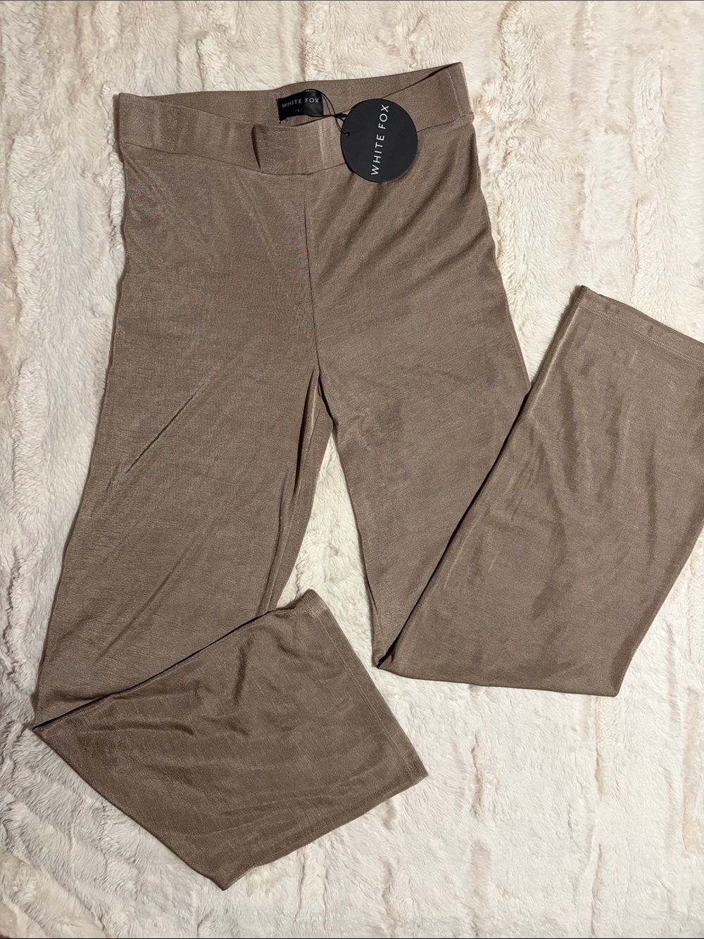 NWT White Fox Shimmer Think About it Pants - Sz L (8-10)